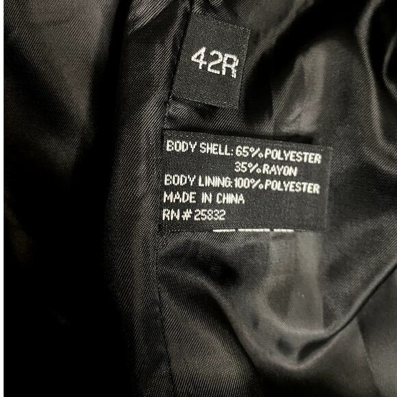 Vtg Circle S Dallas Texas Blazer Men's 42R Gray/Black Tweed Western Style - Picture 8 of 13